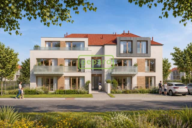 Byt 3+kk, balkon, komora, 1 x parkovací stání, třída B, Na Malé Růži, Drahelčice, okres Praha-západ
