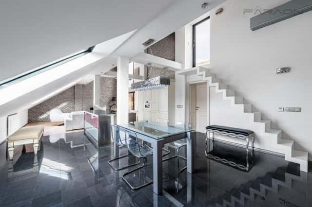 Prodej podkrovního bytu 3+kk (115 m2) s balkonem, Křemencova, Praha 1 - Nové Město, Křemencova, Praha 1 – Nové Město