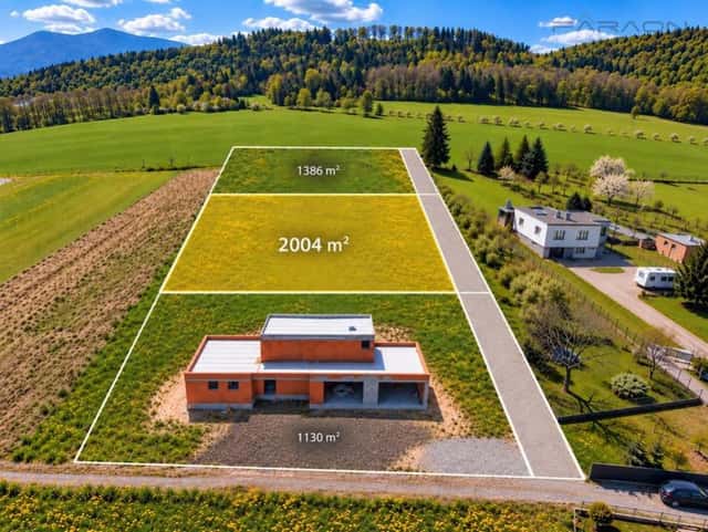Prodej stavebního pozemku 2004 m, Chlebovice/Frýdek - Místek, K Dolům, Frýdek-Místek – Chlebovice
