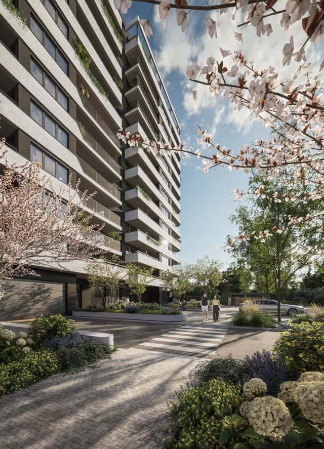 Atraktivní pasivní byt 2+kk s balkonem v projektu Horizont Kamýk, Smotlachova, Praha 4 – Kamýk
