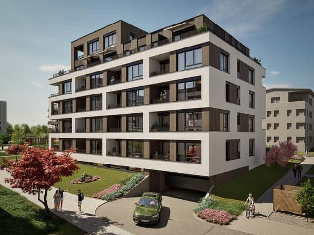 Světlé 2+kk ve 4. patře v novostavbě, Univerzitní, Praha 10 – Malešice