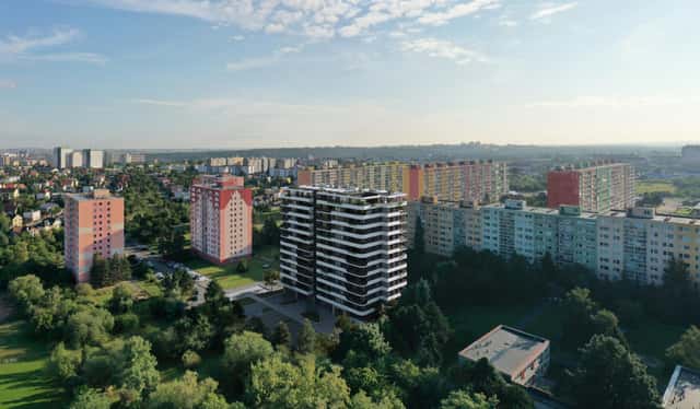 Prostorný byt 2+kk s balkonem a výhledem v projektu Horizont Kamýk, Smotlachova, Praha 4 – Kamýk