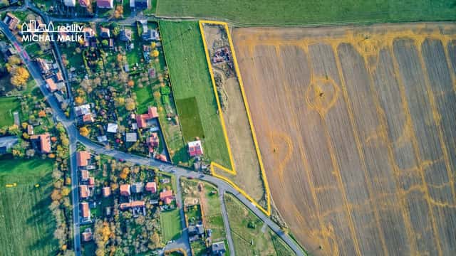 Prodej stavební pozemek se základovou deskou 8878 m2, Olšovec, Olšovec, okres Přerov
