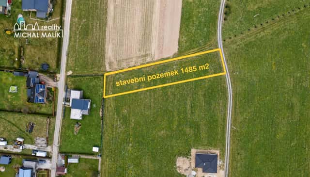 Prodej stavební pozemek 1485 m2, Kozlovice, Kozlovice, okres Frýdek-Místek