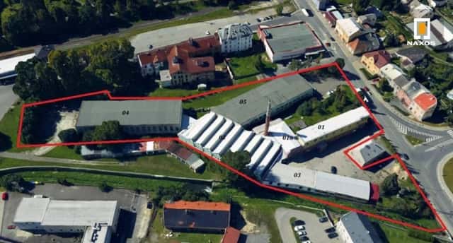 Průmyslový areál na pozemcích 10.443 m, celkem 4.100 m užitných ploch, ul. Dukelská, Bílovec, Dukelská, Bílovec, okres Nový Jičín