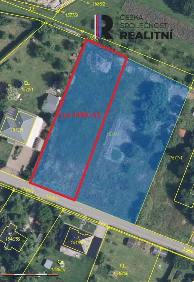 Prodej stavebního pozemku cca 1496 m2 Vikýřovice, Petrovská, Vikýřovice, okres Šumperk