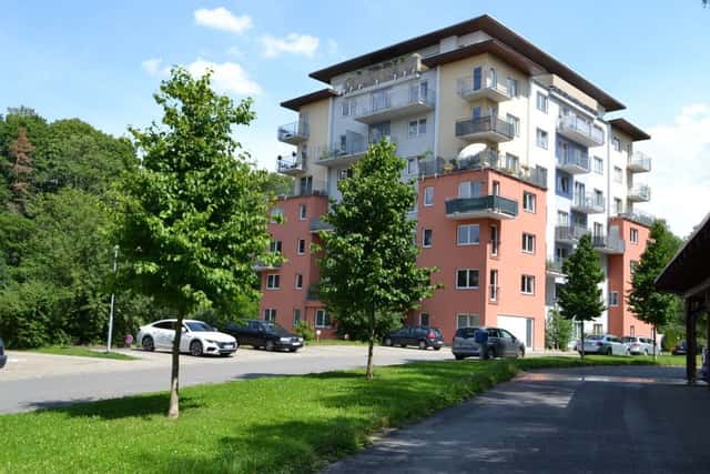 Pronájem bytu 1+kk (30 m2) se zahrádkou (52 m2) a parkovacím místem v Jihlavě na ul. U Dlouhé stěny., U Dlouhé stěny, Jihlava