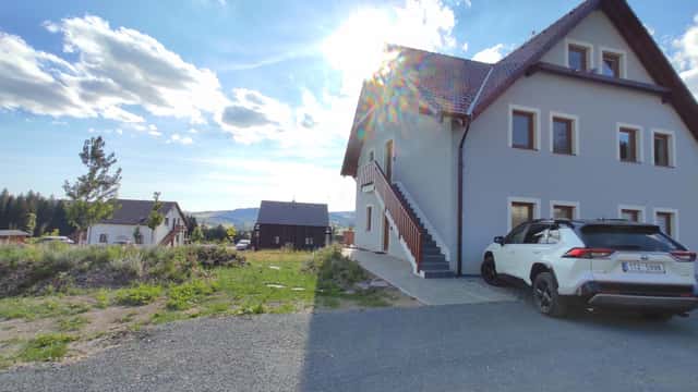 Apartmán 2+ kk s terasou - Pronájem Jeseníky, Václavov u Bruntálu – Horní Václavov, okres Bruntál
