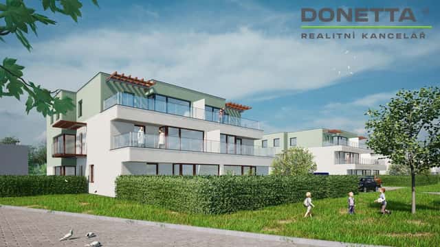 Nová bytová jednotka 2+kk, terasa 17,5 m2, Hradec Králové, K Meteoru, Hradec Králové – Svobodné Dvory