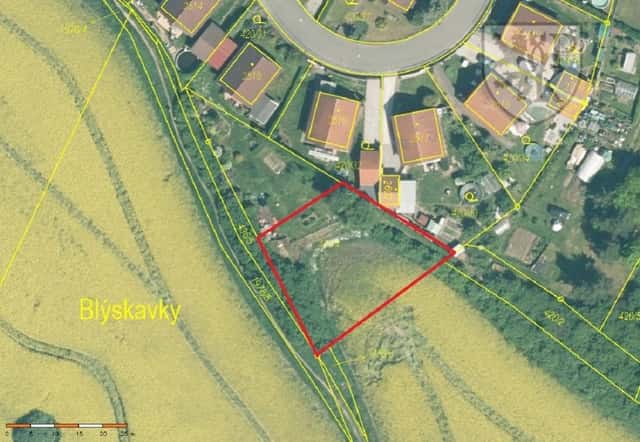 BLATNÁ, ul. Blýskavky - pozemek na RD, Blýskavky, Blatná, okres Strakonice
