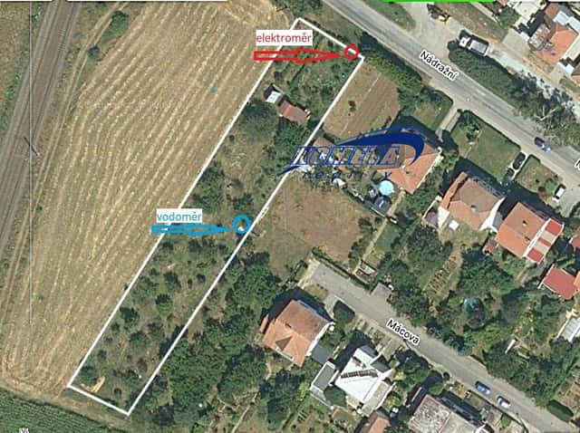 Prodej stavebního pozemku 2112m2, Hlavní, Vojkovice, okres Brno-venkov