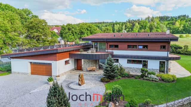 Prodej vily 436 m, terasa 192 m, pozemek 7080 m, Homole - Černý Dub, Homole – Černý Dub, okres České Budějovice