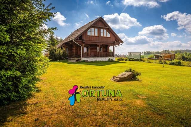 Prodej rodinného domu/SRUBU 115 m, Vacov - Vlkonice, Vacov – Vlkonice, okres Prachatice