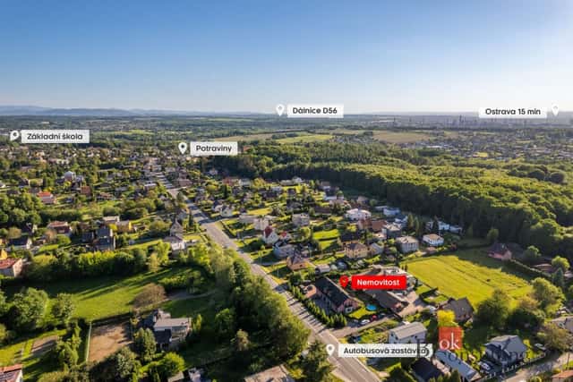 Moderní rodinný dům 4+kk s garáží, terasou a bazénem | 222 m | Šenov u Ostravy, Petřvaldská, Šenov, okres Ostrava-město