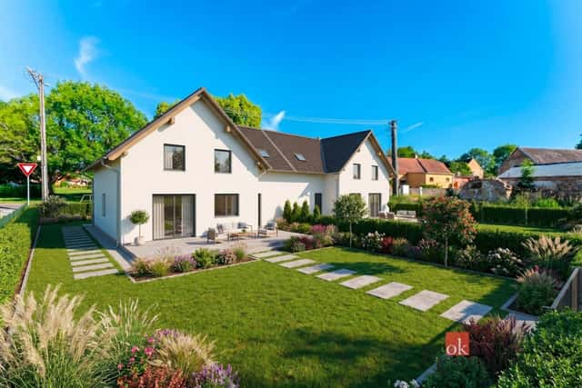 Novostavba rodinného domu 5+kk s garáží a zahradou | Myslibořice | 122 m | Pozemek 329 m, Myslibořice, okres Třebíč