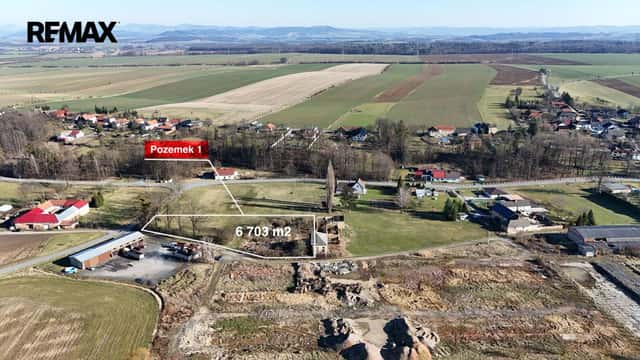 Prodej pozemku o výměře cca 6 703 m2 v obci Vražné - Hynčice, Vražné, okres Nový Jičín
