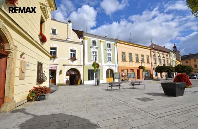 Prodej rodinného domu s komerčním prostorem a zahradou, Masarykovo nám., Uničov, Masarykovo nám., Uničov, okres Olomouc