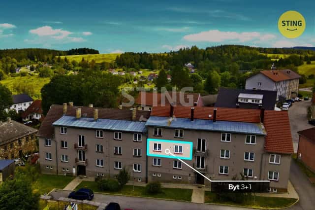 Byt, 3+1, prodej, Světlík, Český Krumlov, Světlík, okres Český Krumlov