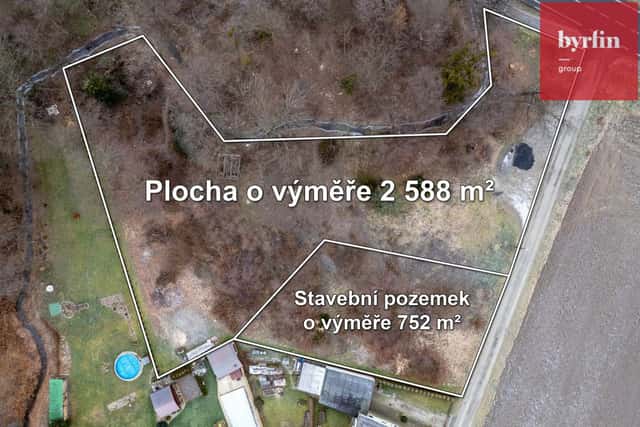 Prodej stavebního pozemku 3340m Opava Komárov, Opava – Komárov u Opavy