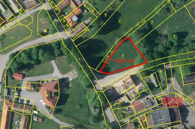 Prodej stavebního pozemku, 1325 m, Proseč - Obořiště, okres Pelhřimov, Nová Cerekev – Proseč-Obořiště, okres Pelhřimov