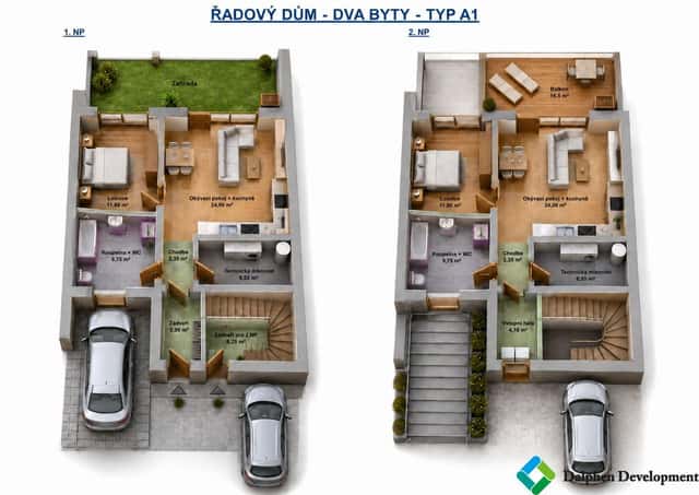 Apartmán 3+kk 54m² se zahradou 277 m², Loučná nad Desnou – Kociánov, okres Šumperk
