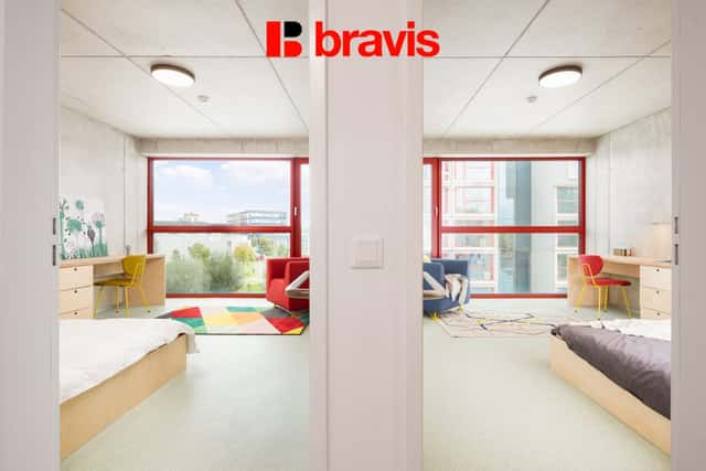 Pronájem moderního 2+1, Brno - Trnitá, ulice Dornych, polyfunkční rezidence, Dornych, Brno – Trnitá, okres Brno-město