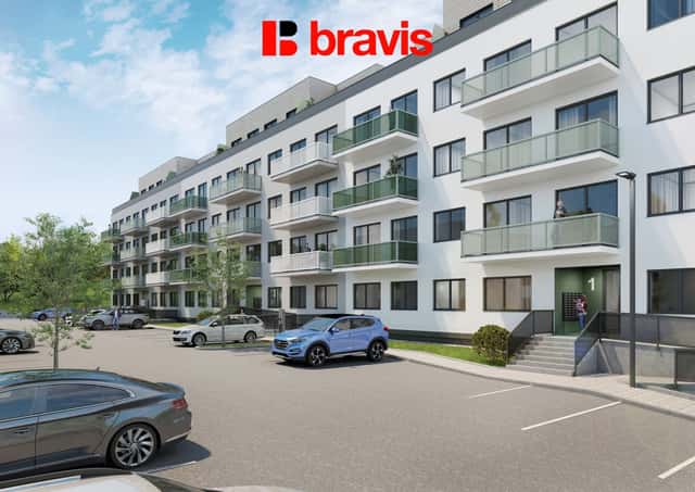 Prodej bytu 1+kk, Blansko - nový bytový dům Zborovce, balkon, skvělá investiční příležitost, Zborovec, Blansko