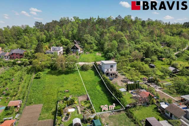 Prodej stavebního pozemku, 741 m2, Rousínov - Kroužek, stavební povolení, projekt, Rousínov – Kroužek, okres Vyškov