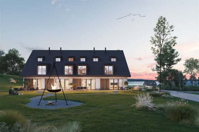 Řadový dům s terasou a zahradou VISION LIPNO, Frymburk, okres Český Krumlov