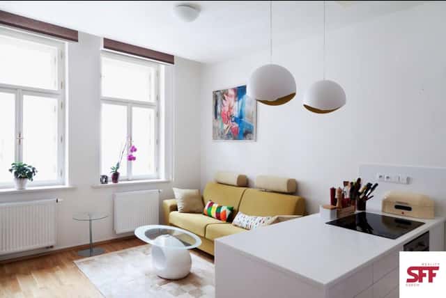 Moderně zařízený byt 2+kk, 55,7 m² k pronájmu Kubelíkova, Praha 3, Kubelíkova, Praha 3 – Žižkov