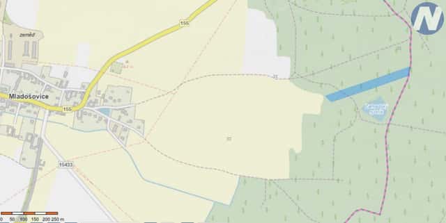 Prodej lesa 13103 m, Mladošovice u Třeboně, Mladošovice, okres České Budějovice