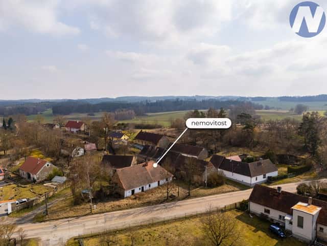 Prodej rodinného domu 44 m, pozemek 259 m, Lnářský Málkov, okr. Strakonice, Kadov – Lnářský Málkov, okres Strakonice