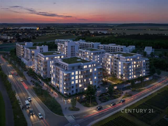 Prodej moderního bytu 3+kk 94,5 m s panoramatickým výhledem a lodžií 8,9 m, Znojmo, Přímětická, Znojmo