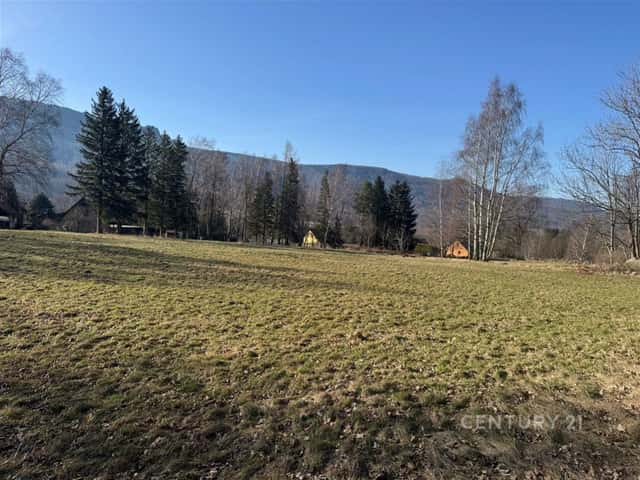 Slunný rovinatý pozemek, 3194 m2, Bílý Potok, Bílý Potok, okres Liberec