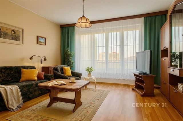 Pronájem pokoje pro 2 osoby v bytě 3+kk se vstupem na terasu a vlastní garáží v Brně, Petra Křivky, Brno – Nový Lískovec, okres Brno-město