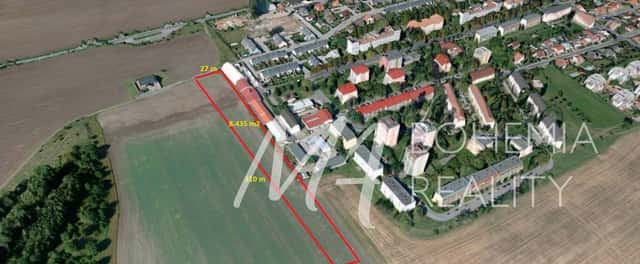 Prodej pozemku 8435 m2, Slaný - Kladno., Švehlova, Slaný, okres Kladno