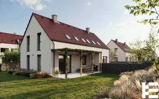 Prodej novostavby rodinného domu 5+KK se zahradou, Slaný - Netovice, Slaný – Netovice, okres Kladno