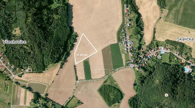 Prodej, pozemek, 19.463 m2, Všechovice, Všechovice, okres Brno-venkov