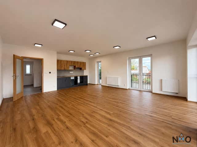 Pronájem novostavby 2+kk 73,5 m² s balkonem a parkováním, Úherce, Hlavní, Úherce, okres Plzeň-sever