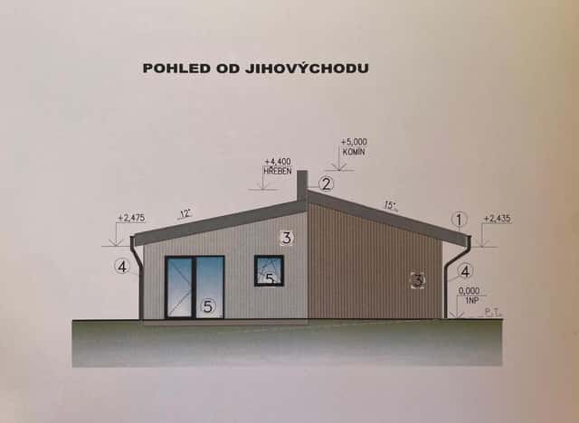 Prodej pozemku s projektem ke stavbě, Boříkovy, Klatovy , 375 m2, Kolinec – Boříkovy, okres Klatovy