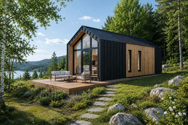 Moderní modulový dům 2+kk Nordi 201 Long - 49 m - s dovozem po celé České Republice, Na Občinách, Hradec Králové – Nový Hradec Králové