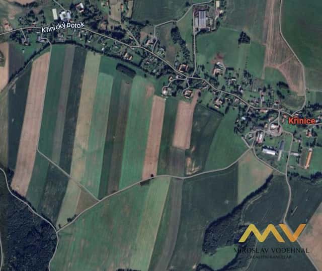 Prodej zemědělských pozemků 161 356 m, obec Křinice, okr. Náchod, Křinice, okres Náchod