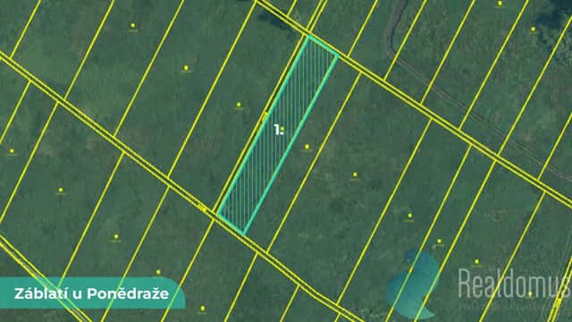 Trvalý travní porost 4195 m Záblatí u Ponědraže (LV 358), Záblatí, okres Jindřichův Hradec