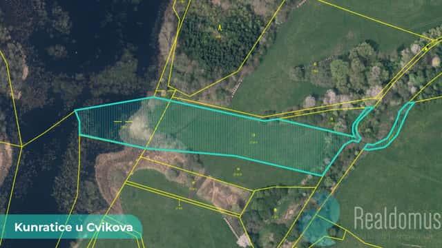 Zemědělská půda s rybníkem Kunratice u Cvikova (LV 20), Kunratice u Cvikova, okres Česká Lípa