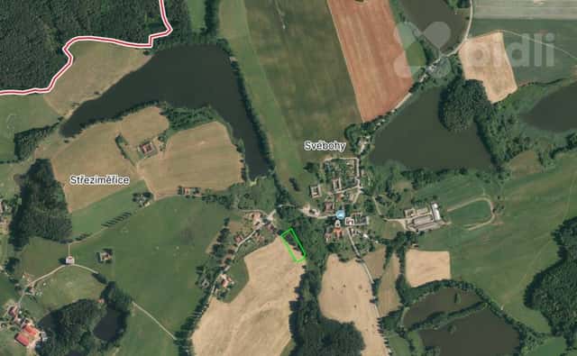 Pozemek, bydlení, prodej, Svébohy, Horní Stropnice, České Budějovice, Horní Stropnice – Svébohy, okres České Budějovice