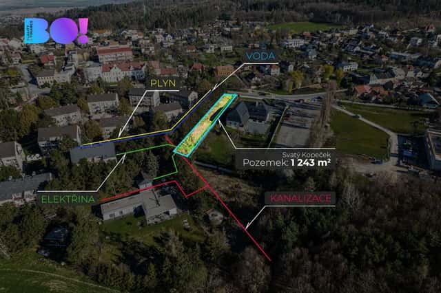 Prodej stavební parcely, Olomouc-Svatý Kopeček, Olomouc – Svatý Kopeček