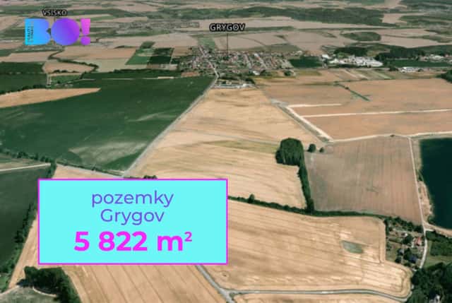 Prodej pole, 5 882 m, Grygov, Grygov, okres Olomouc