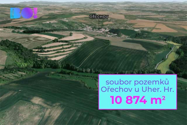 Prodej pole, 10 874 m, Ořechov, Ořechov – Ořechov u Uherského Hradiště, okres Uherské Hradiště