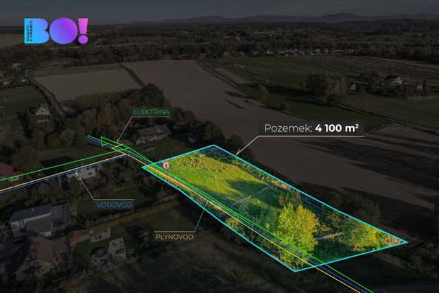 Prodej stavebního pozemku 4 100 m, Albrechtice, Albrechtice – Albrechtice u Českého Těšína, okres Karviná