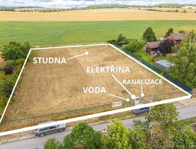 Prodej stavebního pozemku 1955 m², Čisovice, Čisovice, okres Praha-západ